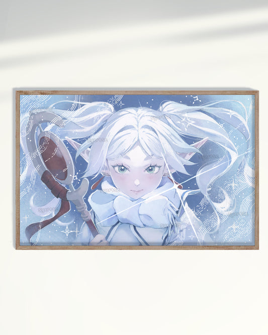 Frieren's Journey | 11" x 17"  Foil Print  【PREORDER】