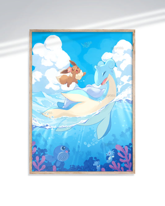 Splashing Waves | 11" x 16"