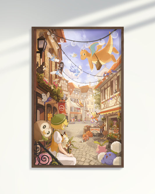 Poke-Town | 11" x 17"