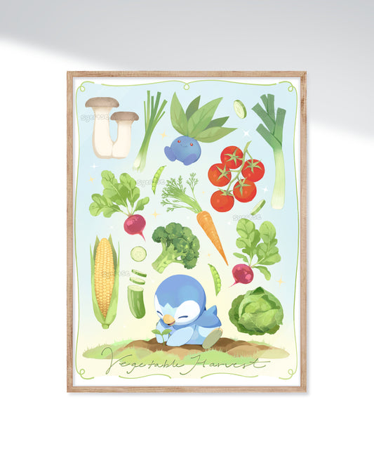 Vegetable Garden | 8.5" x 11"